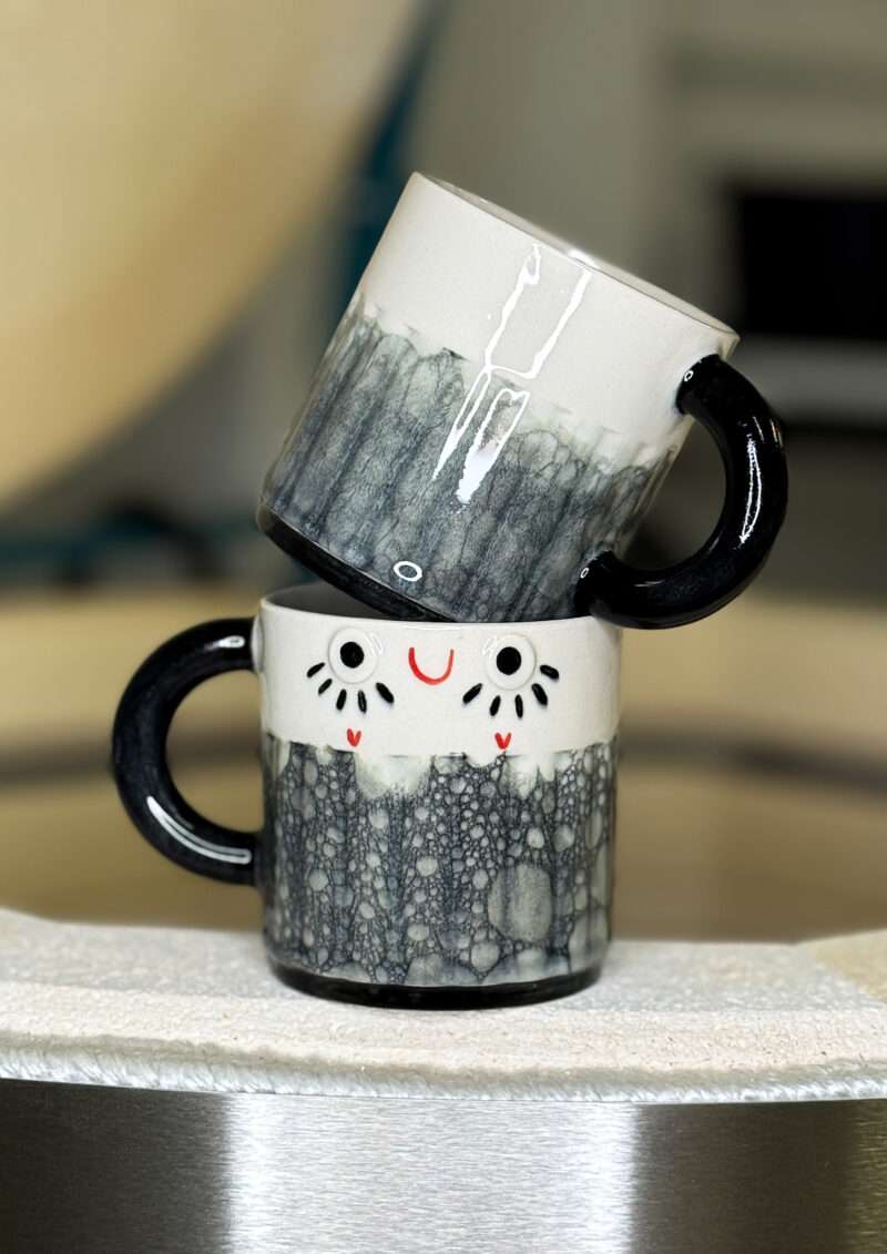 falbanka w czarne bubble